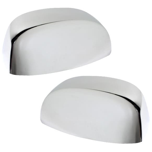 Driver and Passenger Side Mirror Covers, Chrome