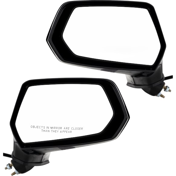 Driver and Passenger Side Mirrors, Power, Manual Folding, Non-Heated, Paintable, No Signal Light, No Memory, No Puddle Light, No Auto-Dimming, No Blind Spot Feature