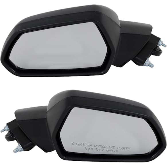 2024 Chevrolet Camaro - Driver and Passenger Side Mirror, Power Adjust, Non-Heated, Paintable, Non-Folding, No Signal Light, No Blind Spot Feature, No Memory, No Puddle Light, No Auto-Dimming, Coupe
