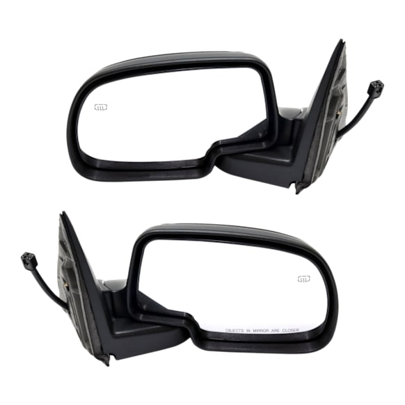 Driver and Passenger Side Mirrors, Non-Towing, Power, Manual Folding, Heated, Paintable, No Signal Light, No Memory, With Puddle Light, No Auto-Dimming, No Blind Spot Feature