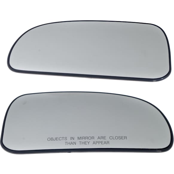 Driver and Passenger Side Mirror Glass, Non-Heated, No Blind Spot Feature, With backing plate, Includes (2) Mirror Glasses