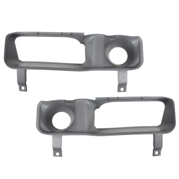 1996 Dodge Ram 2500 - Front, Driver and Passenger Side Fog Light Trim, For Models Without Fog Light Holes and Sport Package, Primed