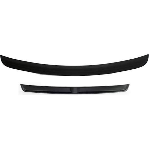 Front Bumper Trims, Black Bumper Filler, For Models With Steel Bumper, Without Tow Hooks, 1-Piece Inner Filler, Exc. Sport and SRT Models