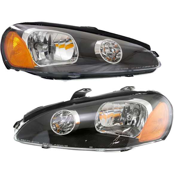2005 Dodge Stratus - Driver and Passenger Side Halogen Headlight, With bulb(s), 2-Door, OE Replacement, Coupe