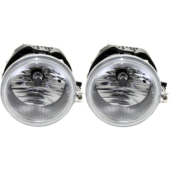 Front, Driver and Passenger Side Fog Lights, With Bulb(s), Halogen