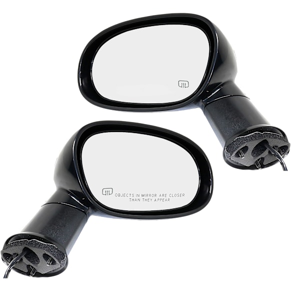 2016 Dodge Challenger - Driver and Passenger Side Mirror, Power Adjust, Heated, Paintable, Manual Folding, No Signal Light, No Blind Spot Feature, No Memory, No Puddle Light, No Auto-Dimming