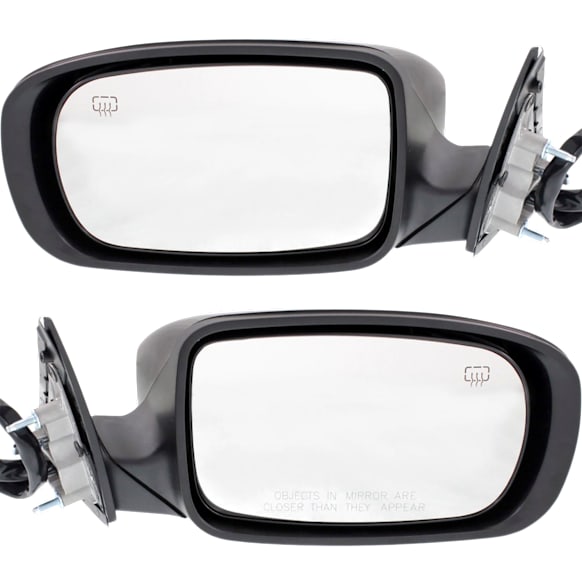 Driver and Passenger Side Mirrors, Power, Manual Folding, Heated, Paintable, No Signal Light, With memory, No Puddle Light, No Auto-Dimming, No Blind Spot Feature