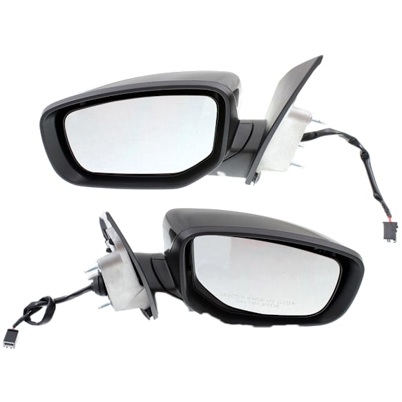 Driver and Passenger Side Mirrors, Power, Manual Folding, Non-Heated, Paintable, No Signal Light, No Memory, No Puddle Light, No Auto-Dimming, No Blind Spot Feature