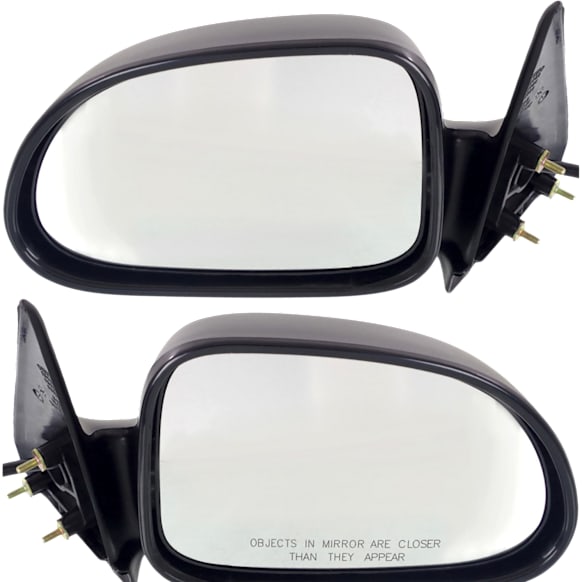 Driver and Passenger Side Mirrors, Power, Non-Folding, Non-Heated, Textured Black, No Signal Light, No Memory, No Puddle Light, No Auto-Dimming, No Blind Spot Feature
