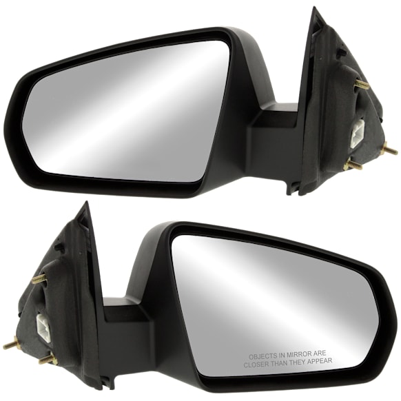 Driver and Passenger Side Mirrors, Power, Non-Folding, Non-Heated, Paintable, No Signal Light, No Memory, No Puddle Light, No Auto-Dimming, No Blind Spot Feature