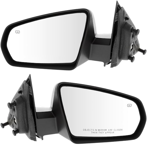 Driver and Passenger Side Mirrors, Power, Non-Folding, Heated, Paintable, No Signal Light, No Memory, No Puddle Light, No Auto-Dimming, No Blind Spot Feature