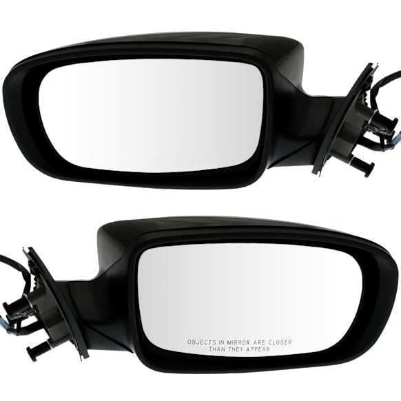 Driver and Passenger Side Mirrors, Power, Manual Folding, Non-Heated, Paintable, No Signal Light, No Memory, No Puddle Light, No Auto-Dimming, No Blind Spot Feature