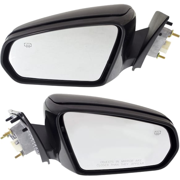 Driver and Passenger Side Mirrors, Power, Manual Folding, Heated, Paintable, No Signal Light, No Memory, No Puddle Light, No Auto-Dimming, No Blind Spot Feature