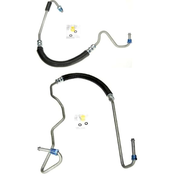 2004 Chevrolet Silverado 2500 HD - Set of 2 Power Steering Hose, Power Steering, Hydroboost To Gear, Pump To Hydroboost