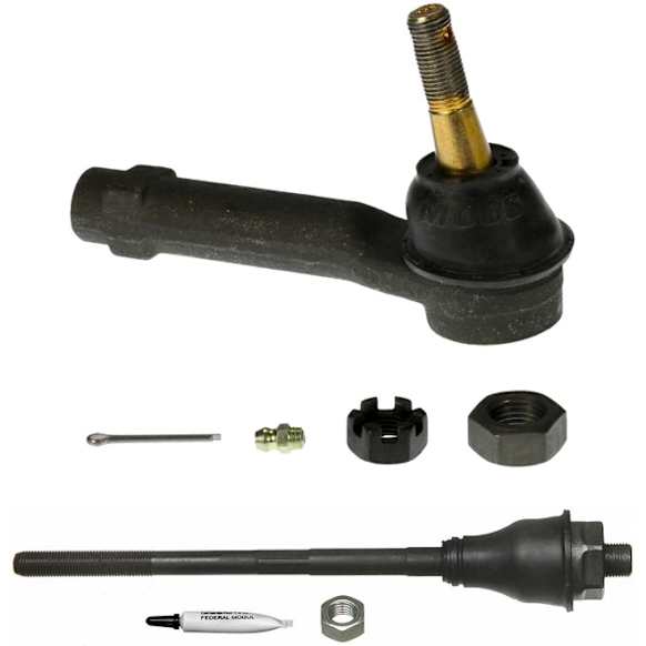 SET-ES3488-F Front, Driver or Passenger Side, Inner and Outer Tie Rod End
