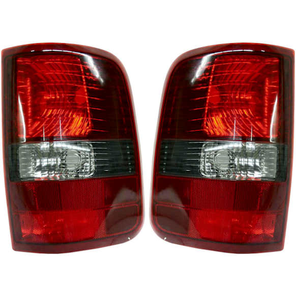 2008 Ford F-150 - Driver and Passenger Side Halogen Tail Light, Without bulb(s), OE Replacement