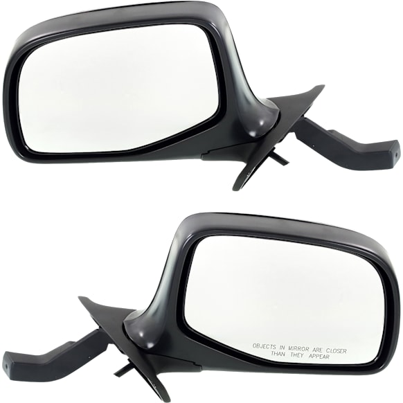 Driver and Passenger Side Mirror, Power Adjust, Non-Heated, Manual Folding, Chrome, No Signal Light, No Memory, No Puddle Light, No Auto-Dimming, No Blind Spot Feature, Paddle Style