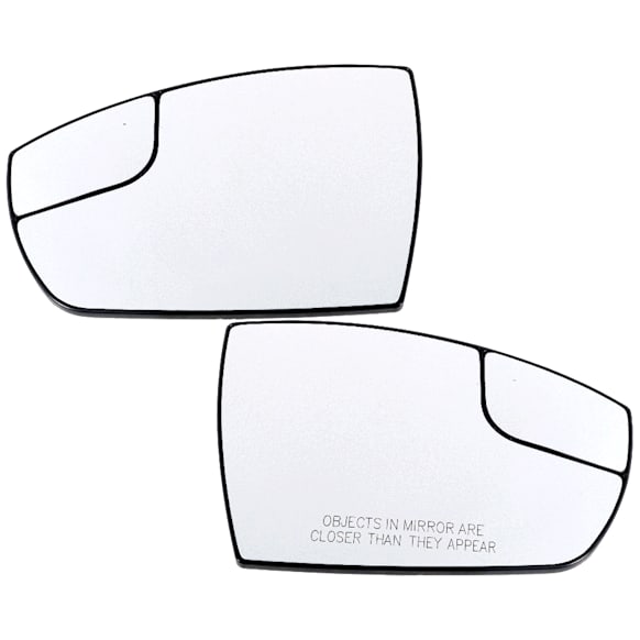 Driver and Passenger Side Mirror Glass, Non-Heated, No Blind Spot Feature, Includes (2) Mirror Glasses
