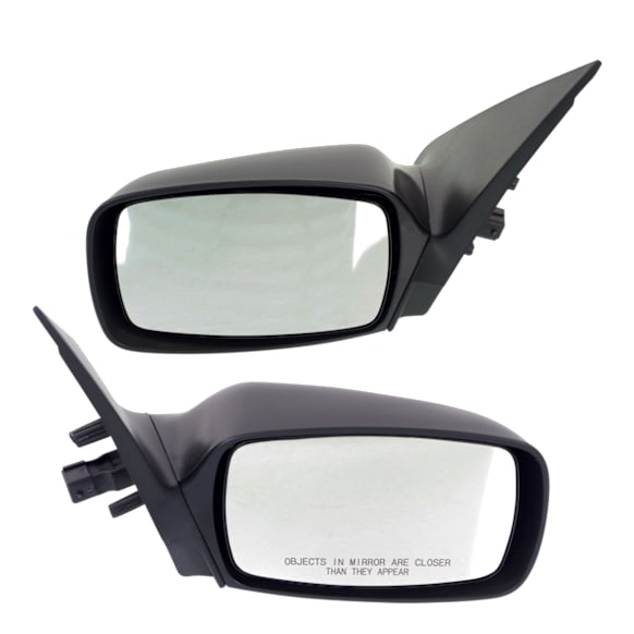 1999 Ford Contour - Driver and Passenger Side Mirror, Power Adjust, Non-Heated, Paintable, Non-Folding, No Signal Light, No Blind Spot Feature, No Memory, No Puddle Light, No Auto-Dimming