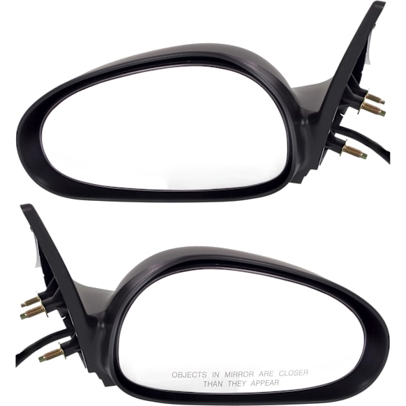 Driver and Passenger Side Mirrors, Power, Non-Folding, Non-Heated, Textured Black, No Signal Light, No Memory, No Puddle Light, No Auto-Dimming, No Blind Spot Feature