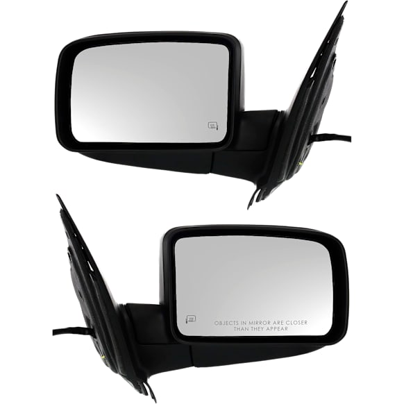 Driver and Passenger Side Mirrors, Non-Towing, Power, Manual Folding, Heated, Paintable, No Signal Light, No Memory, With Puddle Light, No Auto-Dimming, No Blind Spot Feature