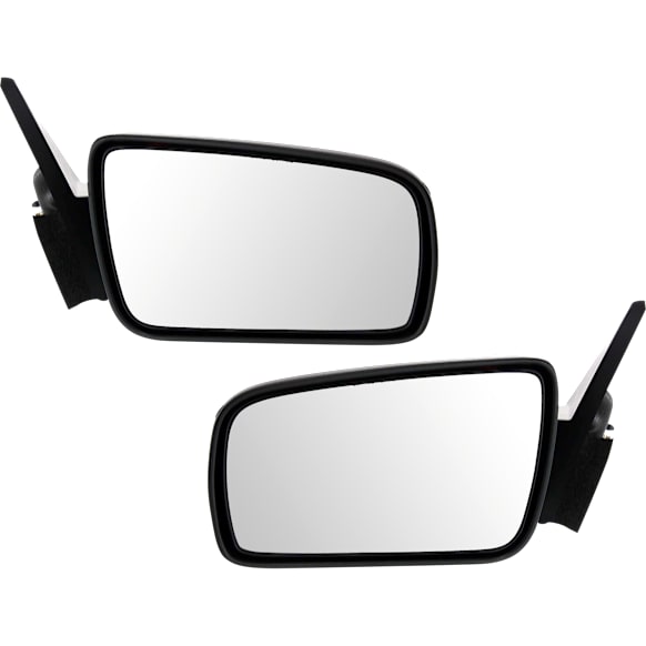 Driver and Passenger Side Mirrors, Power, Non-Folding, Non-Heated, Textured Black, No Signal Light, No Memory, No Puddle Light, No Auto-Dimming, No Blind Spot Feature