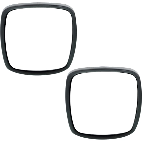 Driver and Passenger Side Mirror, Manual Adjust, Non-Heated, Manual Folding, Paintable, No Signal Light, No Memory, No Puddle Light, No Auto-Dimming, No Blind Spot Feature