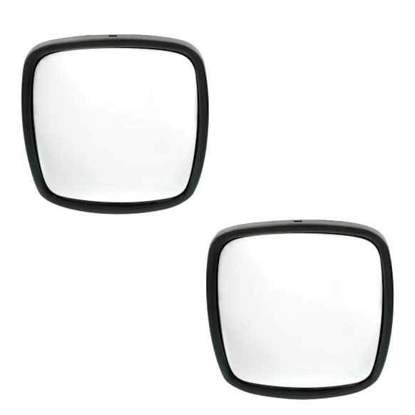 Driver and Passenger Side Mirror, Manual Adjust, Non-Heated, Manual Folding, Chrome, No Signal Light, No Memory, No Puddle Light, No Auto-Dimming, No Blind Spot Feature