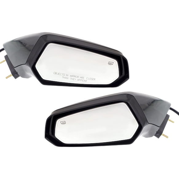 Driver and Passenger Side Mirrors, Power, Non-Folding, Heated, Paintable, No Signal Light, No Memory, No Puddle Light, No Auto-Dimming, No Blind Spot Feature