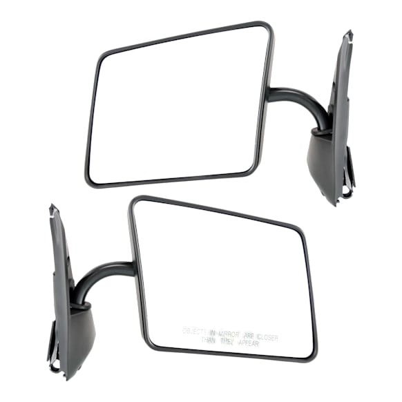 Driver and Passenger Side Mirrors, Manual Adjust, Manual Folding, Non-Heated, Paintable, No Signal Light, No Memory, No Puddle Light, No Auto-Dimming, No Blind Spot Feature