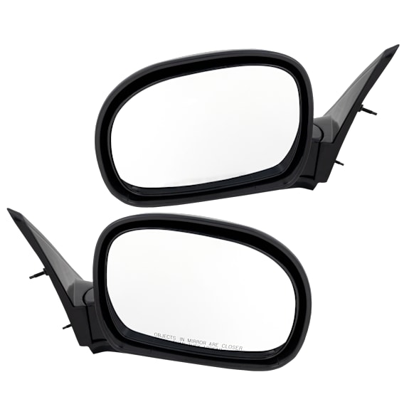 Driver and Passenger Side Mirrors, Manual Adjust, Manual Folding, Non-Heated, Paintable, No Signal Light, No Memory, No Puddle Light, No Auto-Dimming, No Blind Spot Feature