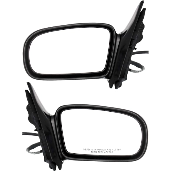 Driver and Passenger Side Mirror, Manual Adjust, Non-Heated, Manual Folding, Paintable, No Signal Light, No Memory, No Puddle Light, No Auto-Dimming, No Blind Spot Feature