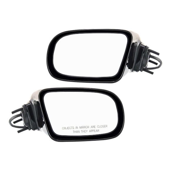 1995 Oldsmobile Cutlass Supreme Base - Driver and Passenger Side Mirror, Power Adjust, Non-Heated, Paintable, Non-Folding, No Signal Light, No Blind Spot Feature, No Memory, No Puddle Light, No Auto-Dimming