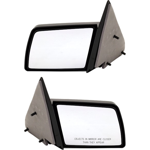 Driver and Passenger Side Mirror, Non-Towing, Manual Adjust, Non-Heated, Non-Folding, Paintable, No Signal Light, No Memory, No Puddle Light, No Auto-Dimming, No Blind Spot Feature