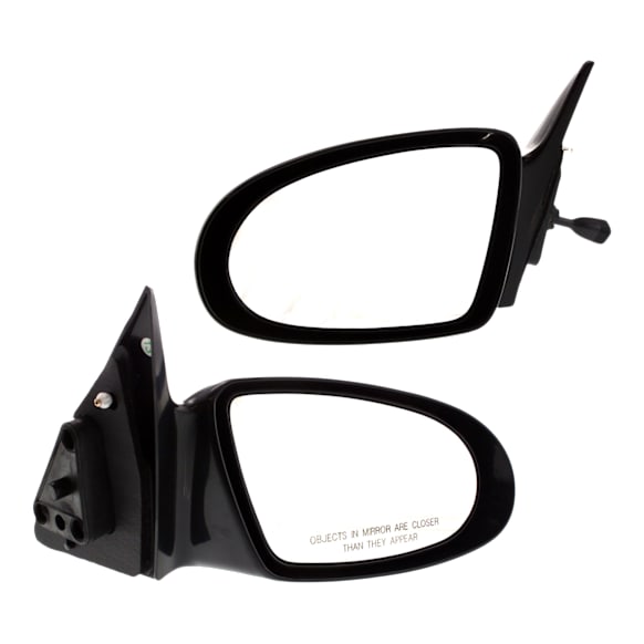 Driver and Passenger Side Mirrors, Manual Adjust, Non-Folding, Non-Heated, Paintable, No Signal Light, No Memory, No Puddle Light, No Auto-Dimming, No Blind Spot Feature