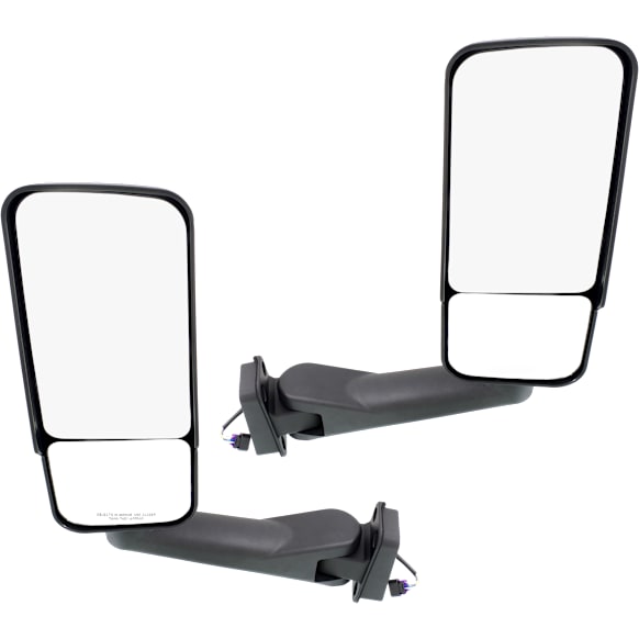 Driver and Passenger Side Mirrors, Power, Manual Folding, Heated, Paintable, In-housing Signal Light, No Memory, No Puddle Light, No Auto-Dimming, No Blind Spot Feature