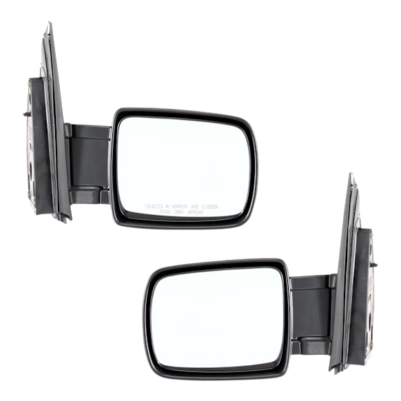 2003-2011 Honda Element - Driver and Passenger Side Mirrors, Manual Adjust, Manual Folding, Non-Heated, Paintable, No Signal Light, No Memory, No Puddle Light, No Auto-Dimming, No Blind Spot Feature