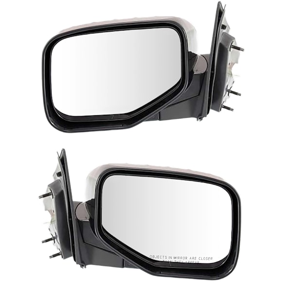 Driver and Passenger Side Mirrors, Power, Manual Folding, Non-Heated, Paintable, No Signal Light, No Memory, No Puddle Light, No Auto-Dimming, No Blind Spot Feature