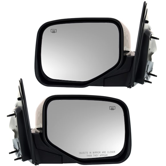 Driver and Passenger Side Mirrors, Power, Manual Folding, Heated, Paintable, No Signal Light, No Memory, No Puddle Light, No Auto-Dimming, No Blind Spot Feature