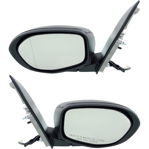 2016 Honda Odyssey - Driver and Passenger Side Mirror, Power Adjust, Non-Heated, Paintable, Manual Folding, No Signal Light, No Blind Spot Feature, No Memory, No Puddle Light, No Auto-Dimming, Mini Passenger Van
