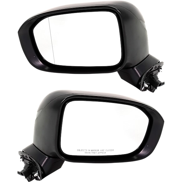 2015 Honda Civic Natural Gas - Driver and Passenger Side Mirror, Power Adjust, Non-Heated, Paintable, Manual Folding, No Signal Light, No Blind Spot Feature, No Memory, No Puddle Light, No Auto-Dimming