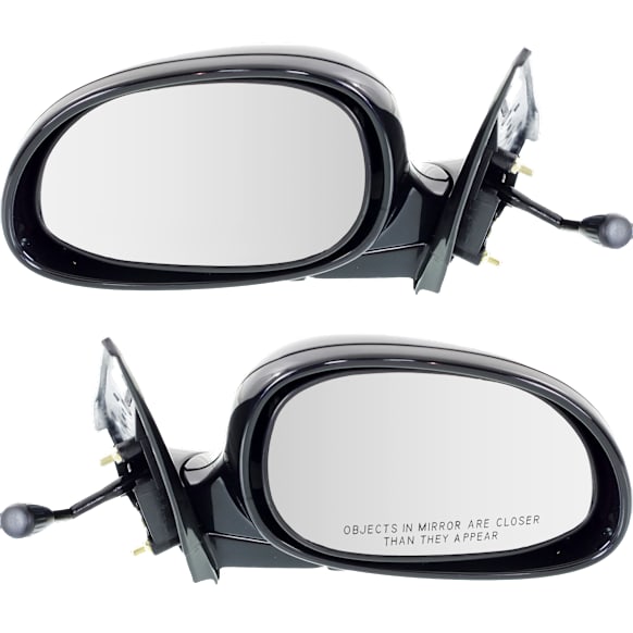 Driver and Passenger Side Mirror, Manual Adjust, Non-Heated, Manual Folding, Paintable, No Signal Light, No Memory, No Puddle Light, No Auto-Dimming, No Blind Spot Feature