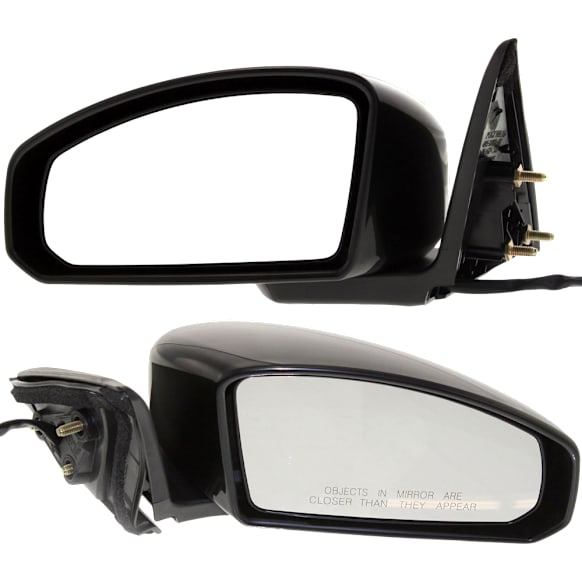 Driver and Passenger Side Mirrors, Power, Heated, Manual Folding, Paintable, No Signal Light, Memory, Puddle Light, Auto-Dimming and Blind Spot Feature, Coupe