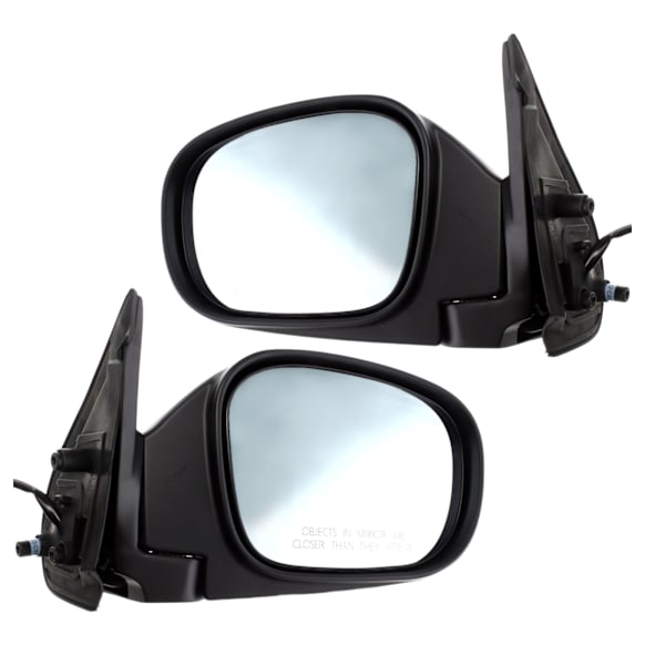 Driver and Passenger Side Mirror, Power Adjust, Heated, Manual Folding, Paintable, No Signal Light, No Memory, No Puddle Light, No Auto-Dimming, No Blind Spot Feature