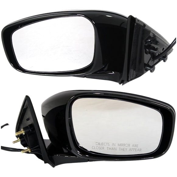 Driver and Passenger Side Mirrors, Power, Non-Heated, Manual Folding, Paintable, No Signal Light, Memory, Puddle Light, Auto-Dimming and Blind Spot Feature, Sedan