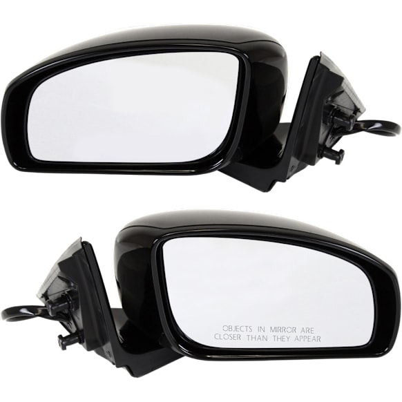 Driver and Passenger Side Mirrors, Power, Heated, Manual Folding, Paintable, No Signal Light, Memory, Puddle Light, Auto-Dimming and Blind Spot Feature, Sedan