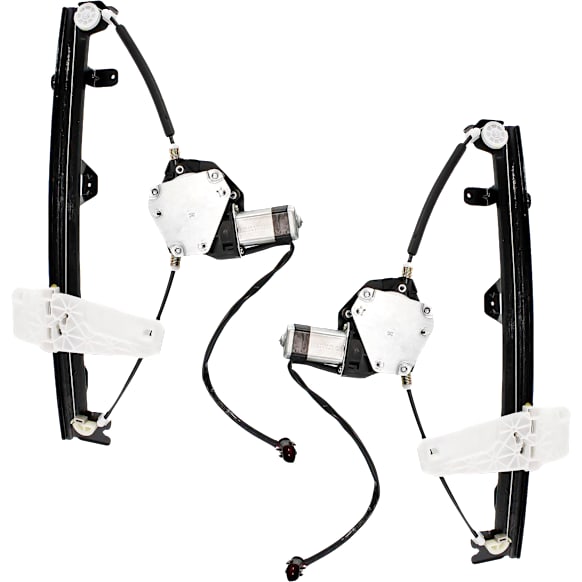 2000 Jeep Grand Cherokee - Front, Driver and Passenger Side Power Window Regulator, With Motor, Production Date To March 09 2000