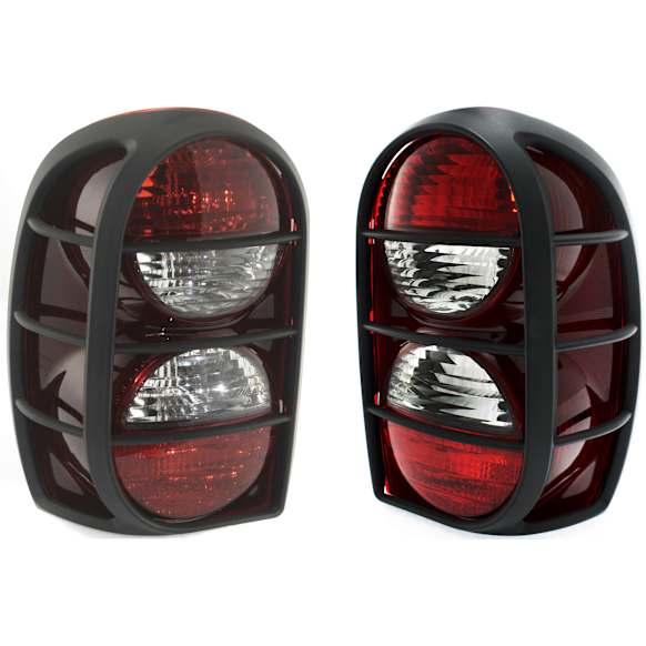 2006 Jeep Liberty - Driver and Passenger Side Halogen Tail Light, Without bulb(s), Sport Utility, OE Replacement