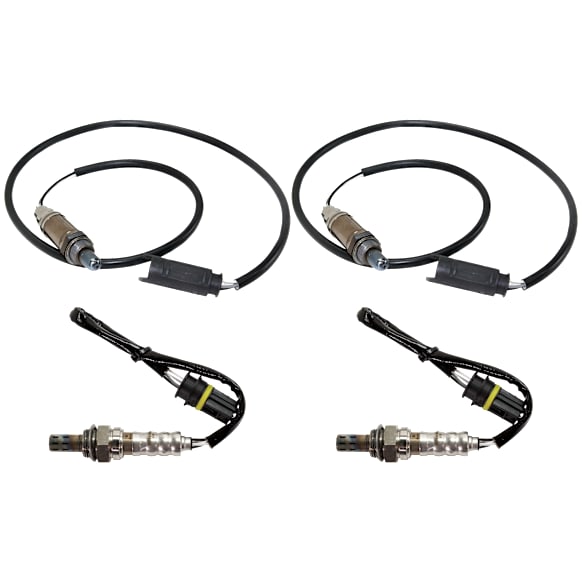 Before and After Catalytic Converter Oxygen Sensor, Set of 4, 4-wire