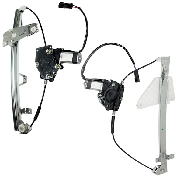 2001 Jeep Grand Cherokee - Front and Rear, Driver Side Power Window Regulator, With Motor